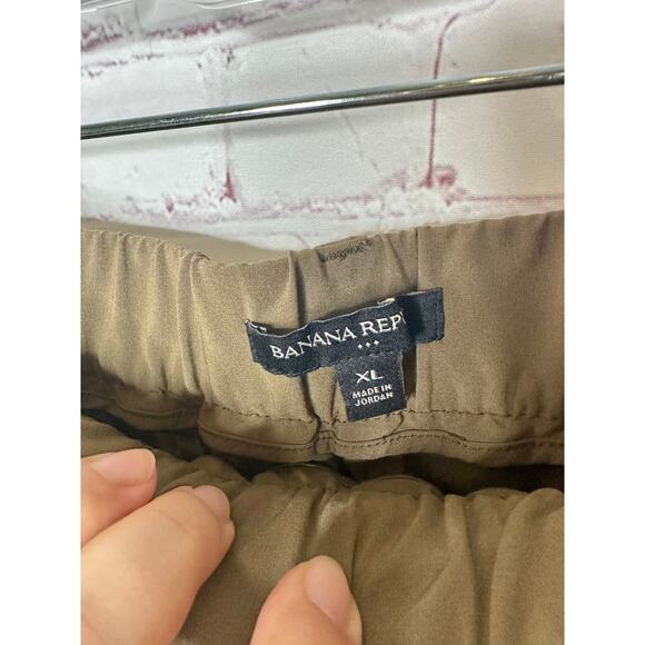 Banana Republic Olive Green Tapered Leg Cargo Pants Womens XL - Picture 3 of 6
